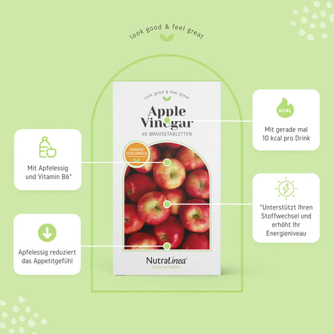 Schaubild von Apple Vinegar Orange von NutraLinea